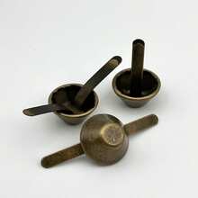 50/100pcs/Pack Two-Legged Feet Pierced Rivet Stud Spike Spot Nail For Leather Craft Bag Handbag Purse Bottom Protecting DIY Repair - Multicolor - View 27