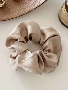 3/5/7pcs Solid Color Minimalist Scrunchie - Elegant & Versatile Hair Tie For Women, High-End Ponytail Holder For Everyday Styling, Hair Accessory ,Hair Accessories, Scrunchy Hair Ties