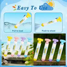 1/2/4PCS Romantic Firework Water Gun Toy, Summer Essential Swimming Pool Game Outdoor Beach Party Splash Fun