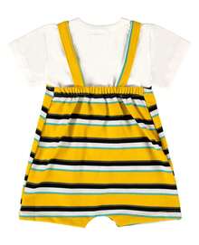 Set With Blouse And Overalls For Baby Boy Bee Loop