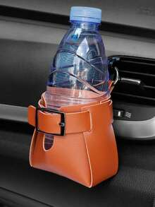 1 pieza Bolsa de almacenamiento para salida de aire del automóvil, bolsa colgante de almacenamiento para salida de aire del automóvil, caja de almacenamiento, salida de aire acondicionado, bolsa para teléfono móvil, bolsa colgante para objetos varios, suministros para decoración del automóvil, adecuado para todo tipo de vehículos, usado para almacenar y organizar pequeños artículos para mujer, organizador de almacenamiento, artículos esenciales de viaje, regreso a la escuela, almacenamiento para dormitorio - Multicolor - Ver 5