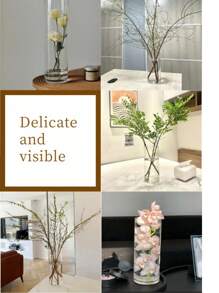 Decoraciones para la fiesta de bodas del Día de San Valentín, portavelas transparentes flotantes a prueba de viento, vasos hidropónicos de plantas de vidrio borosilicato de alta calidad, soporte para jarrón de mesa transparente para flores frescas