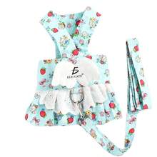 Traje con arnés para perros pequeños - Blanco - Ver 3