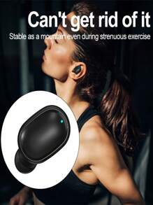 1 Pc A6S Hi-Fi Sports Wireless Headset, Long Battery Life, Hands-Free Calling Music And Exercise Earbuds, Hi-Fi Stereo Wireless Bluetooth Headset Mini Sports In-Ear Bluetooth Headset Sports TWS Low Power Remote Noise Cancellation With LED Digital Display Touch Control Earbuds, IPad, Laptop, IOS/Android Users, Gifts For Family, Friends, Birthdays, Christmas, Winter, Holiday Small Portable, Immersive Stereo