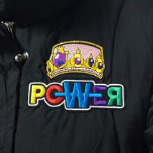 Ropa, sombreros, bolsas, tela bordada, parches, cinta adhesiva de doble cara personalizada del nuevo álbum "POWER" de GD
