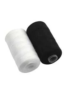 2/4/8Pcs 500M Sewing Thread Polyester Thread Black White Strong Sewing Threads Sewing Spools Polyester For Hand Machine - Multicolor - View 13
