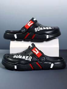 Herrsandaler med tjock sula, halkfri, slitstark, avslappnad och andningsbar, bekväm sandal - FT812-2 - Visa 35