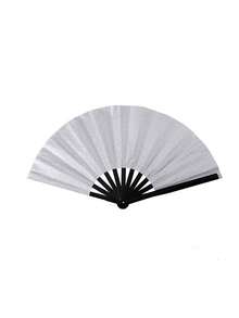 Shiny Hand Fans For Women, Large Party Style Folding Fans, Birthday Theme Performance & Festival Dance Party Gifts, Assorted - Multicolor - View 5
