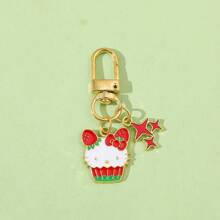 Sanrio Sanrio 1PC/5PCS Hello Kitty Keychains, Cute Cartoon Keychains, Party Gifts, Bag Pendants, Clothing Decoration Pendants For Daily Wear And Gifts
