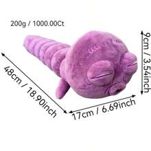 1 pernă de pluș drăguță cu omidă roz pufoasă, pernă de pluș cu animale, decor pentru casă, pernă de lenjerie de pat, cadou de sărbătoare/zi de naștere, cadou, jucărie pentru copii