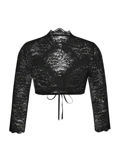 ii Oktoberfest Costumes Women Lace Dirndl Blouse Halloween Crop Top Elegant For Bavarian Oktoberfest