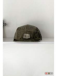 1 件软冠平檐帽，字母刺绣，复古百搭棒球帽，小脸遮阳帽，街头滑板帽，撞色嘻哈帽