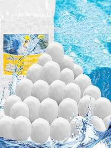 700g/500g/300g/200g Swimming Pool Filter Balls, Reusable Pool Filter Material, Portable, Wet And Dry, Pool Filter Material, Filter Balls Can Replace 45 Kg Of Sand In The Filtration System Of Swimming Pools, Etc., And Can Be Used Continuously For Several Seasons, Suitable For Pools, Outdoor, Indoor, Bathroom - Multicolor - View 11