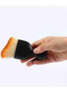 1pc Nail Cleaning Brush, Manicure Dust Brush, Makeup Powder Brush, Nail/Beauty Tool - Multicolor - View 5