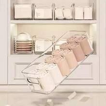 抽屉整理器、衣物整理器、自由组合内衣抽屉整理器、衣柜搁架袜子整理器、内衣、领带、腰带整理器、衣柜胸罩整理器女士收纳整理器旅行必需品礼物返校 - 無色 - 查看 4