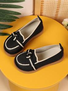 一双时尚童鞋，2025新款撞色鞋，女孩喜欢的鞋子，舞鞋，舒适的针织鞋面，柔软厚底，沙滩凉鞋，波西米亚复古风格，凉鞋，休闲度假鞋，适合女孩的漂亮鞋子 - 黑與白 - 查看 18