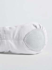 Daydance 女士芭蕾舞鞋软底芭蕾舞鞋练习芭蕾舞鞋舞蹈鞋 - 白色 - 查看 4