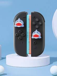 2 pièces Coiffes de joystick en forme de crâne pour manette NS2 Joy-Con, capuchons de pouce en silicone compatibles avec la console Switch NS2 et les accessoires de manette de jeu, modèles patte/requin/fleur/nuage/panda, plusieurs options