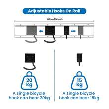 Bike Rack Wall Mounted, 4 Bicycles + 3 Helmets, Space Saving Vertical Bike Rack, Garage Bike Hangers, Indoor Cycle Stands Storage Holder For Road Bikes - 4 Bicycles + 3 Helmets - View 4