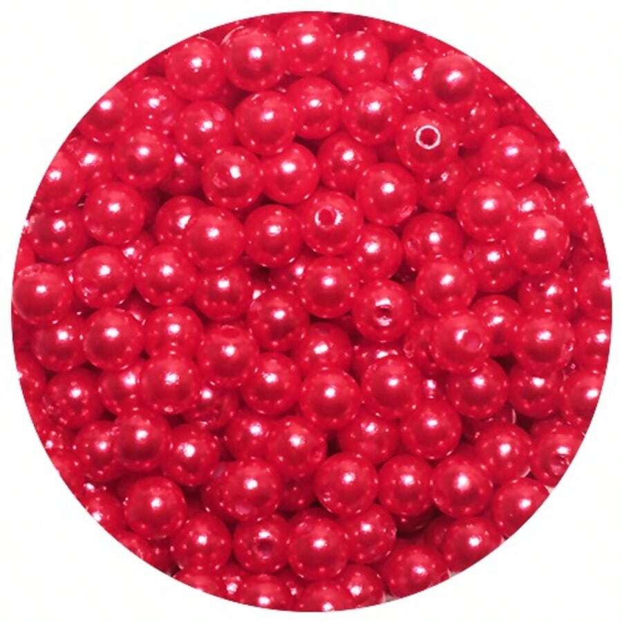 ABS Pearl 8mm 250 Units - Red - View 1