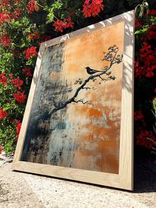 Decorative Bird Branch Frames – Ideal Frame For Living Room, - 摩卡棕 - 查看 2