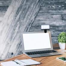 1 pieza Luz de Anillo LED Portátil con 3 Modos de Iluminación, Alimentada por Batería (Batería No Incluida), Compatible con iPhone 15/14/13/12/11 Pro Xs, A72/A71/A52/A51, Adecuada para Teléfonos Móviles, Cámaras, Videoconferencias, Alta Potencia, Ajustable, Sujección Frontal y Trasera