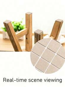 30/48 Stück Set rutschfeste Tisch- und Stuhlgleiter, beige, verschleißfest, Geräuschminderung, Schutzgleiter für Möbel, braune Möbelgleiter (Das Produkt hat nach dem Anbringen eine rutschfeste Funktion, vermeiden Sie es, den Hocker zu stark zu ziehen, um Beschädigungen am Boden zu vermeiden)