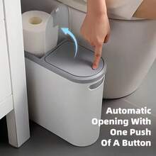 1 浴室垃圾桶，紧凑耐用的塑料垃圾桶，内置手柄，易于清洁，防锈，节省空间的设计，是浴室、洗衣房和家庭办公室等小空间的理想选择。 - 1個 - 查看 5