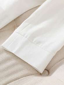 Women's Solid Color Woven Blazer Jacket, For Daily Wear, Birthday Party, Formal Dinner, Travel, Spring & Autumn - White - View 5