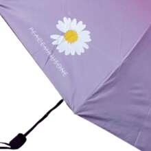 Paraguas de bolsillo, reforzado, sombrilla automarica - Lila Púrpura - Ver 2