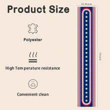 July 4th Decor - Patriotic Flag With Starry Sky | Fall Decor - Items For Independence Day Celebrations - Accessories For July 4th Interior And Exterior Decorations