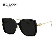 Bolon Sommer-Cateye-Sonnenbrille für Damen, quadratischer Metallrahmen, polarisierte Sonnenbrille, Blendschutz für das Autofahren im Freien, lässt Ihr Gesicht schlanker und kleiner aussehen, gleiche Sonnenbrillen-Accessoires wie Prominente BL5091