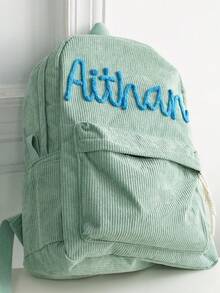 Personalized Backpack For Teens, Customized Gift For Boys And Girls, Back To School Commemorative Gift For Girls, Custom Handmade Embroidered School Bag - Multicolor - View 6