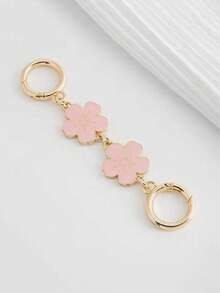 櫻花圖案包鏈升降鏈換肩帶。櫻花造型扣式包鏈包肩帶包配件包擴展鏈用於手拿包和錢包制作吊墜包配件替換零件 - 白色 - 查看 17