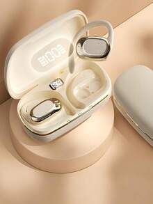 Wireless Ear Clip Bone Conduction Headphone - 黑色 - 查看 4