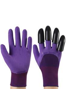 1pair Of Gardening Gloves - Waterproof, Puncture Resistant, Claw Shaped Design, Wear-Resistant, Suitable For Digging, Weeding, And Planting. Gardening Tools. Garden Labor Gloves.