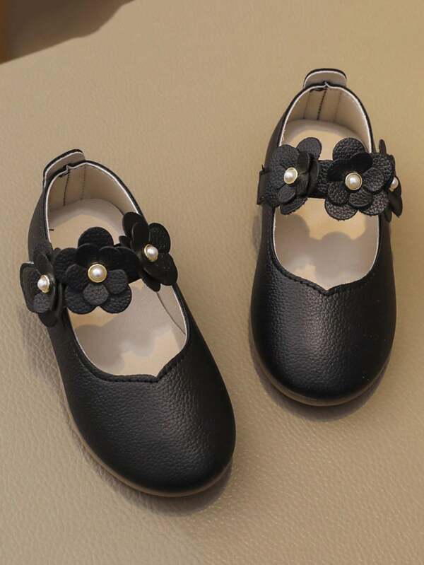 1 Pair Girls Slip-On Flats, Non-Slip Wear-Resistant, Spring & Summer
