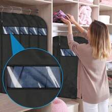 Premium Garment Bags For Clothes - Insect, Moisture, And Mildew-Proof Plastic Suit Covers With Zipper For Closet Organization And Storage