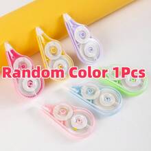 6pcs/Set White Correction Tape Dispenser, Easy-To-Use Applicator For Instant Correction, Suitable For School Supplies And Office Products, School Supplies,Back To School