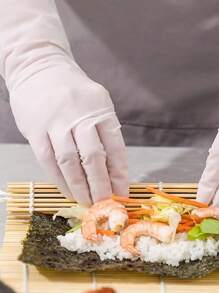 5 Stücke Sushi Roll Matte, lila Seetang Rollreis Sushi Bambusmatte, Sushi Herstellungswerkzeug