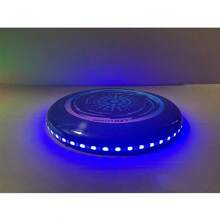 1 pieza Disco volador impermeable y ligero de 23 cm/9.06 pulgadas con iluminación de color - Cultivar el amor de los niños por los deportes - Equipo deportivo para niños con aro LED - Iluminado con LED - Regalo perfecto - Regalo de cumpleaños - Regalo ideal - Regalo sorpresa - Regalo festivo - Regalo navideño - Regalo