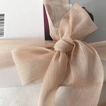 1 pezzo di nastro in chiffon con paillettes da 60D, fiocco vintage per torte, profumo di fiori, decorazione per matrimoni, confezione di biglietti, nastro in fibra di poliestere dal tocco lussuoso per decorazione di scatole regalo, disponibile in più colori - Multicolore - Visualizzare 24