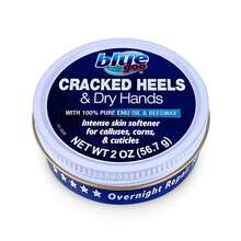 Suavizante de piel Blue Goo para talones agrietados y manos secas, para pies y manos secos, hidratante y suavizante, alivio de sequedad, 2 onzas, hecho con 100% aceite puro de emu - 2 onzas (paquete de 1) - Ver 1