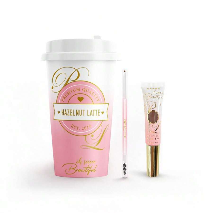 P.Louise Eyebrow Pencil And Gel - Hazelnut Latte - View 1