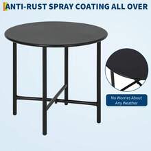 3-Piece Outdoor Seating Acapulco Chair All Weather Small Patio Bistro Set Of 2 Chairs And Side Table Modern Outdoor Furniture For Backyard Garden Balcony - 黑色 - 查看 9