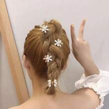 10 Peças/Conjunto Grampos de Cabelo em Estilo de Princesa com Flores Doces Pequenas, Grampos de Cabelo Fofos e Delicados para Franja Lateral, Acessórios de Cabelo Retrô e Elegantes de Alta Qualidade, Adequados para Vestir-se Diariamente, Baile, Casamento, Festa de Aniversário e Outros Eventos - Grampos de Cabelo, Presilhas de Cabelo, Clipes de Cabelo, Pinças de Cabelo, Pegadores de Cabelo, Acessórios de Moda para Cabelo