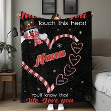 Blanket For Grandma Nana Gigi Grandpa Gift For Christmas - Multicolor - View 1