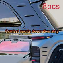 8件装汽车前后保险杠防撞条前唇车门防刮防撞条加宽防刮贴纸 - 均碼 - 查看 11