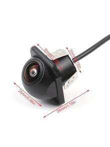 Universal HD 170° Front View Car Camera, Night Vision Wide Angle Car Rear View Camera, RV Backup Camera, Parking Monitoring Camera