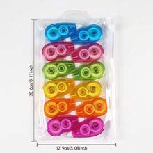 12 cintas correctoras, cintas correctoras de colores arcoíris Mini, corrección instantánea, corrección de escritura, adecuadas para artículos escolares, de oficina y del hogar, de vuelta a la escuela - Multicolor - Ver 3